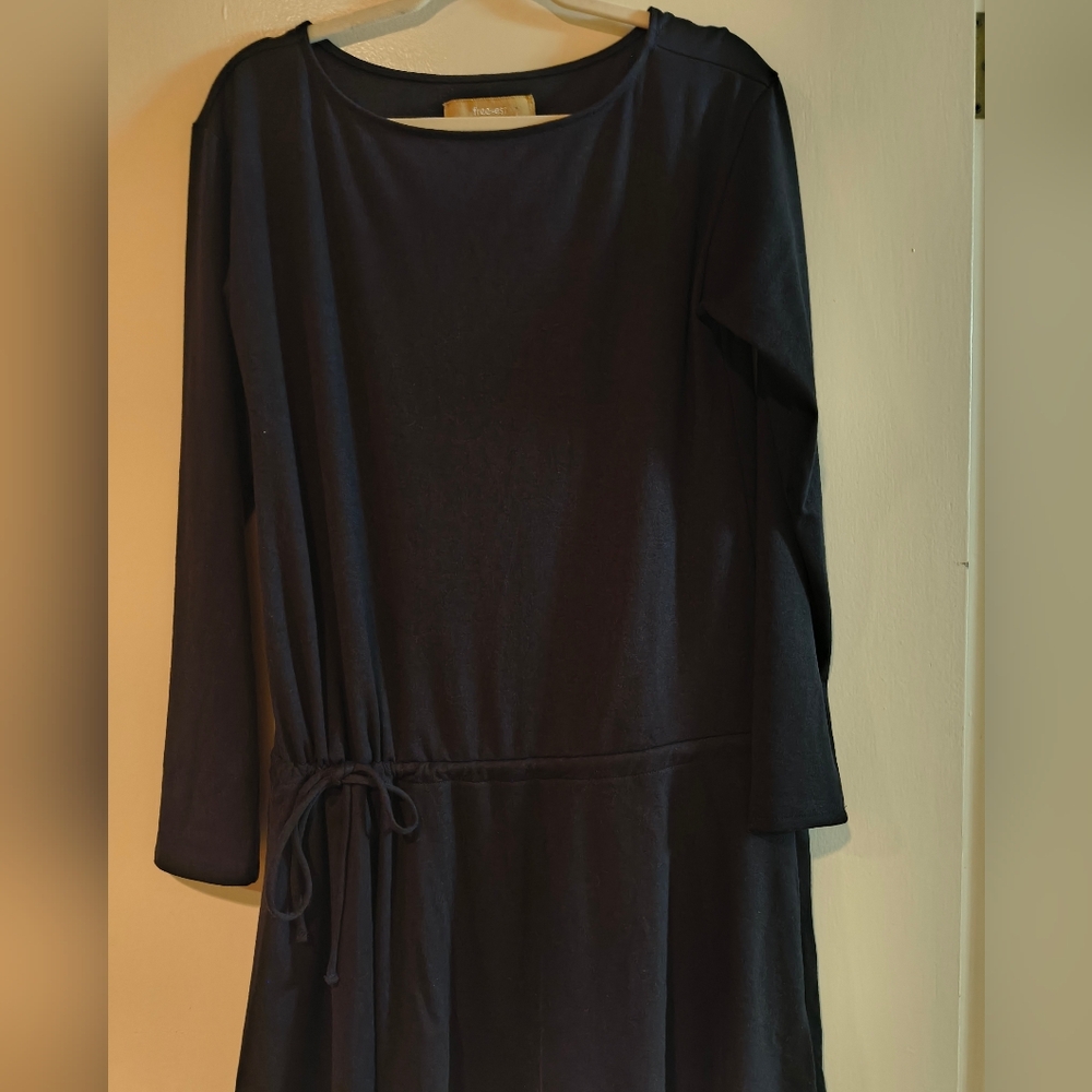 Free People Good Feels Long Sleeve Mini Dress XL, Black - Picture 8 of 11